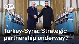 Why has Syria's new leader al-Sharaa pledged to work with Turkey's Erdogan? | DW News