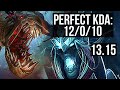 FIDDLESTICKS vs KARTHUS (JNG) | 12/0/10, Legendary, 700+ games, 1.0M mastery | EUW Master | 13.15