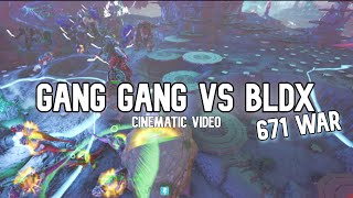 GANG GANG VS BLDX | 671 WAR | Ark Official PvP