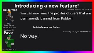 Roblox Broke And Destroyed All Old Games New Update - my roblox account was banned forever not clickbait
