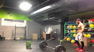 25 reps PC/r lunge/l lunge/sto