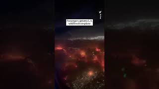 L.A. fires captured from plane