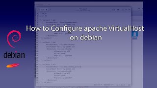 How to Configure Apache VirtualHost on debian