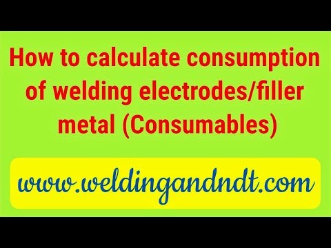 How do you calculate electrode consumption?