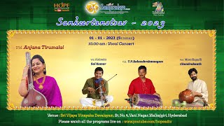 Day 3 Sampradaya Sankeertanotsav 2023 || Vocal Concert || Smt.Anjana Tirumalai || 1-1-2023