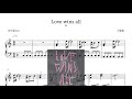 IU(李知恩아이유) - Love wins all Piano Sheet(鋼琴譜피아노 악보)