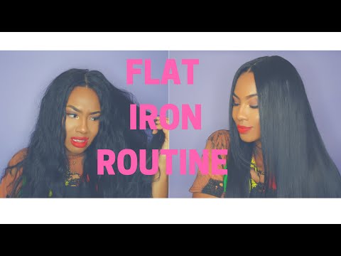 BONE STRAIGHT FLAT IRON ROUTINE BONE STRAIGHT FLAT IRON ROUTINE