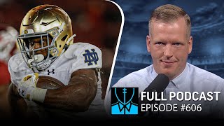Brock Bowers TE1 + higher or lower on draft RBs | Chris Simms Unbuttoned (FULL Ep. 606) | NFL on NBC