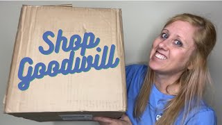 Sorry ThredUp, Not This Time | Shop Goodwill Mystery Shoe Box Unboxing | Collab with MurrayedLife