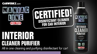 Mafra Maniac Line Interior Cleaner Purifier (Certified against Virucidal Bactericidal Stop Odour)