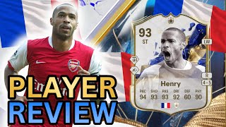 93 TOTY ICON HENRY PLAYER REVIEW! FC 25 ULTIMATE TEAM