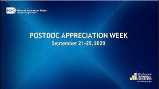 Postdoc Appreciation Week (2020)