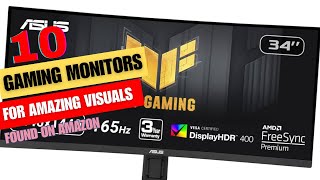 10 Gaming monitors for amazing visuals.                     [All product links below in description]