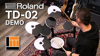 Roland TD-02 V-Drums Series [Product Demonstration]