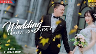 Christian Wedding Invitation Video 2023 | PC-01