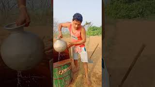 মাঠে বাবা এটা কি করছে ? 🤔#shorts #bangla #minivlog #trendingvideo #agriculture #village #farmer