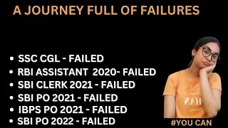 A JOURNEY FULL OF FAILURES before Becoming IBPS PO | #sbipo #ibpspo #sbiclerk #banking #ssccgl