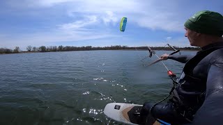 Flysurfer Peak4 13m first Foil Test 5-8kts