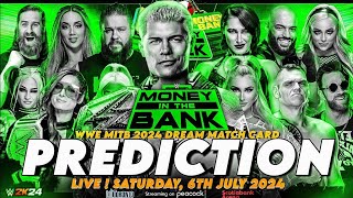 WWE Money in the Bank 2024 - Match Card Prediction HD | Wrestle Freakin