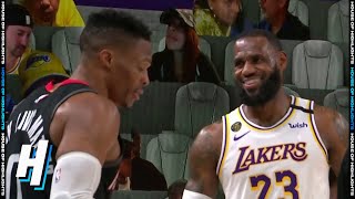 LeBron James Laughs At Westbrook for Saying to Double Him - Game 5 | 2020 NBA Playoffs