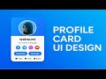 Responsive Profile Card Design with HTML & CSS | No JavaScript Needed