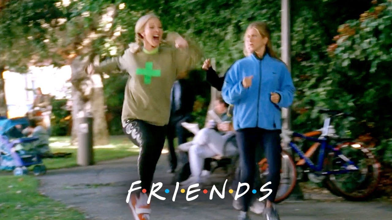 Phoebe Runs Like Kermit the Frog | Friends