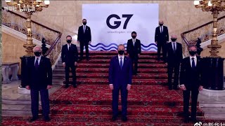 听说，“G7”这两张图挺火的。（Heard the G7 was fxxked up）