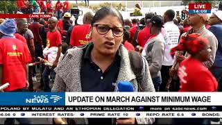 SAFTU  march in full swing in Cape Town
