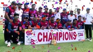 Winning moment of Nepal | Tri nations series | Nepal vs PNG
