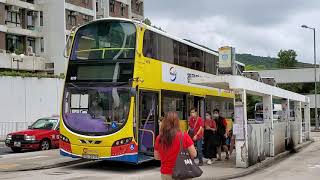 Hong Kong Bus CTB 9519 @ 37A 城巴 Volvo B9TL 置富花園 - 中環 (循環線)