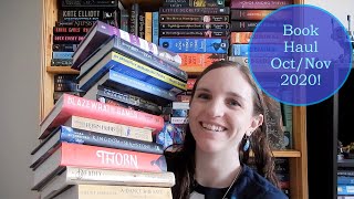 October and November 2020 Book Haul! Fantasy, Sci-fi, Thrillers, Horror, Romance, & Graphic Novels!