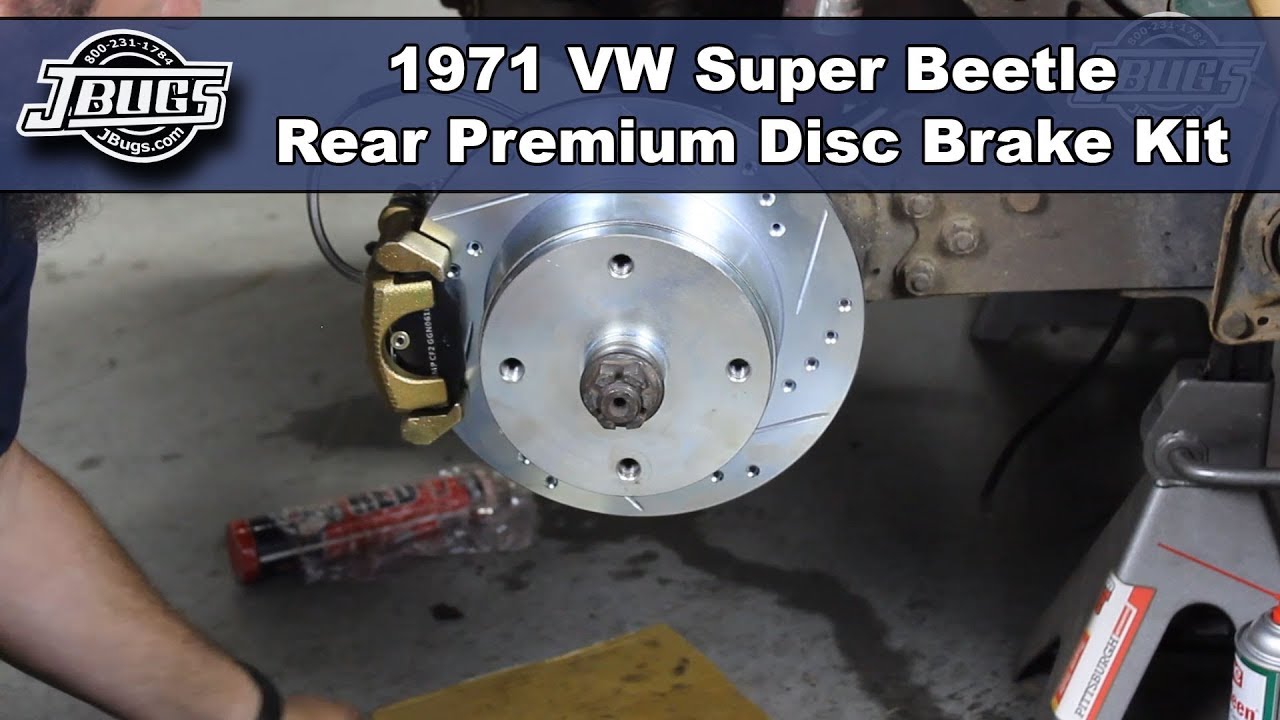 JBugs - 1971 VW Super Beetle - Rear Disc Brake Conversion Kit ...