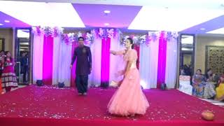 Tenu Leke mai jawanga Indian Wedding Dance at Sangeet Ceremony: Bride & Groom