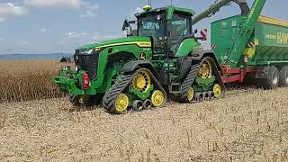 Žatva 2024 Repka olejná 2x CLAAS LEXION 8800+2x JOHN DEERE X9 1000 3 časť