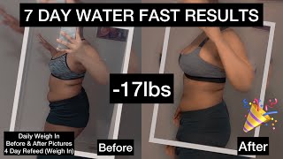 7 Day Water Fast - How to Lose 17 lbs
