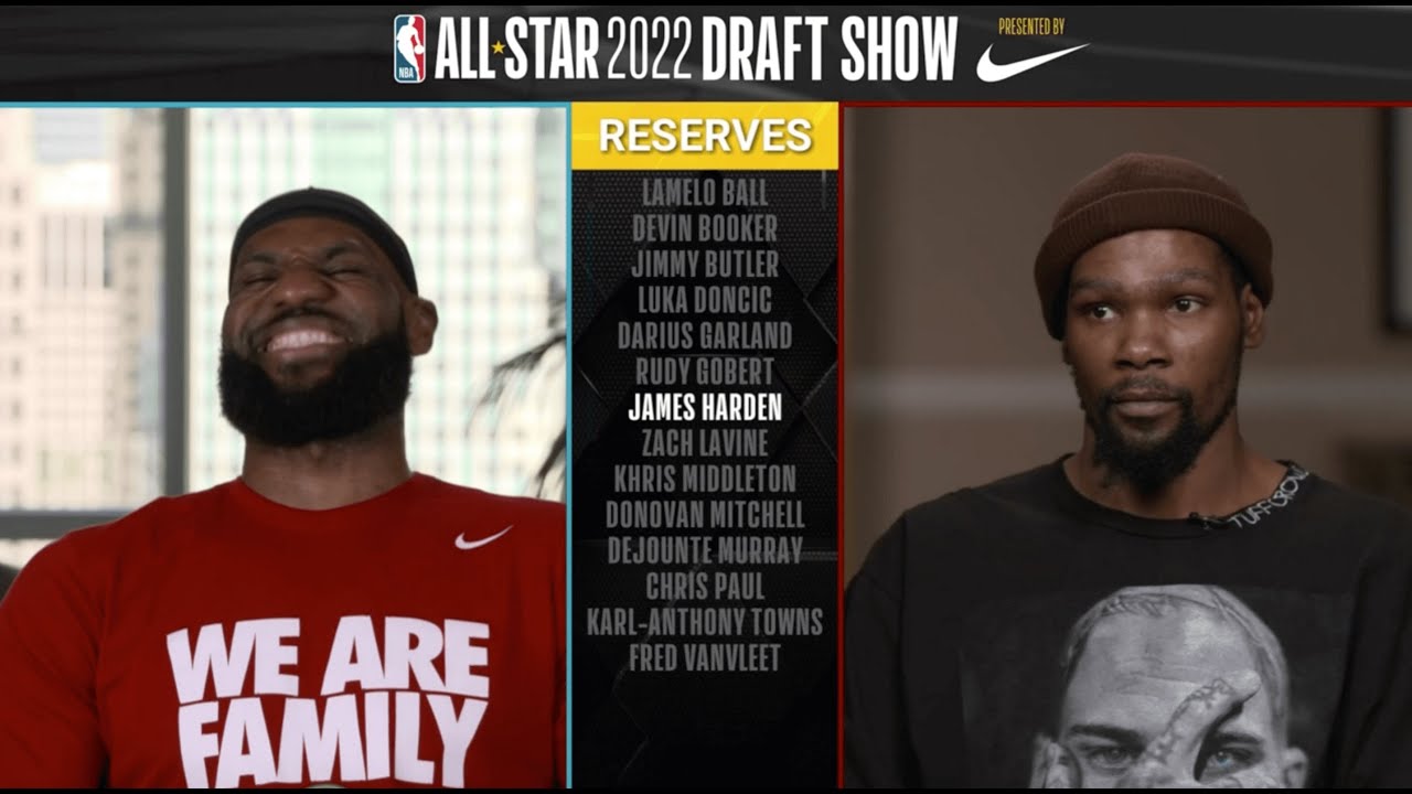 LeBron James & Kevin Durant Make Their Picks In The 2022 NBA All-Star Draft | NBA on TNT
