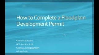 How to Complete a Floodplain Development Permit