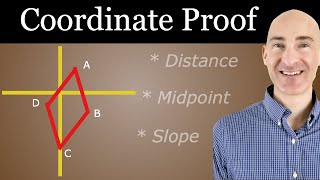 Coordinate Proofs (Geometry) Proving a Quadrilateral is a Parallelogram (4 Ways)