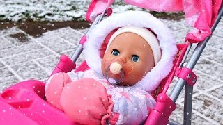 Baby Annabell Doll Morning And Evening Routines Full Episodes Winter Clothes For Baby Doll