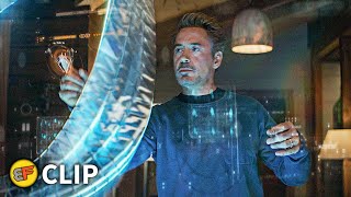 Tony Stark Figures Out Time Travel Scene | Avengers Endgame (2019) IMAX Movie Cl