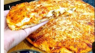 Pizza royal بيتزا روايال بطبقتين سريعة التحضير وبنينة المذاق