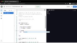 Ruby: find the largest number & subarray from an array