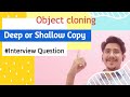 Understanding Deep Copy and Shallow Copy in depth  #ObjectCloning