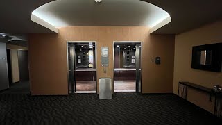 ThyssenKrupp Aurora HIGH Draulic Elevator and look around the Hyatt House Short Pump VA