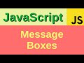 Message boxes - Basic JavaScript Fast (4) | alert, prompt, confirm