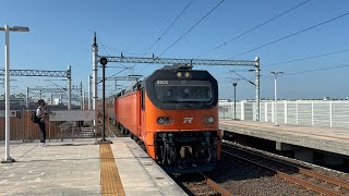 《本日鐵道焦點》8772次E500型新電力機車試運轉列車  潮州站進站待發  本務E505+E503電力機車  2024/08/29