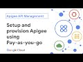 Setup and provision Apigee API Management