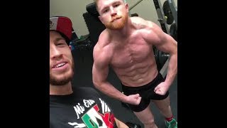 CANELO LOOKING CRAZY FAST, HUGE, AND RIPPED TRAINING FOR GOLOVKIN