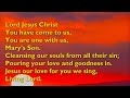 Lord Jesus Christ (Tune: Living Lord - 4vv) [with lyrics for congregations]