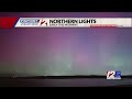 Northern Lights illuminate the sky across Southern New England